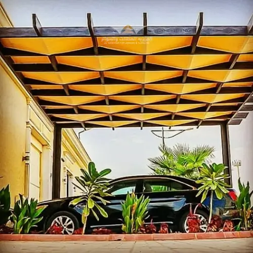 برجولات خشبية (طبيعي وبلاستيكي)