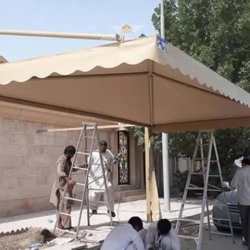 توريد وتركيب قماش مظلات بجدة |  2026 خامات أصلية وضمان معتمد - 1