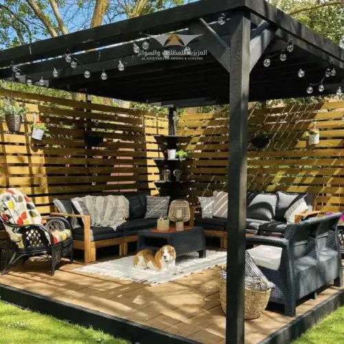 برجولات خشبية (طبيعي ومعالج WPC)